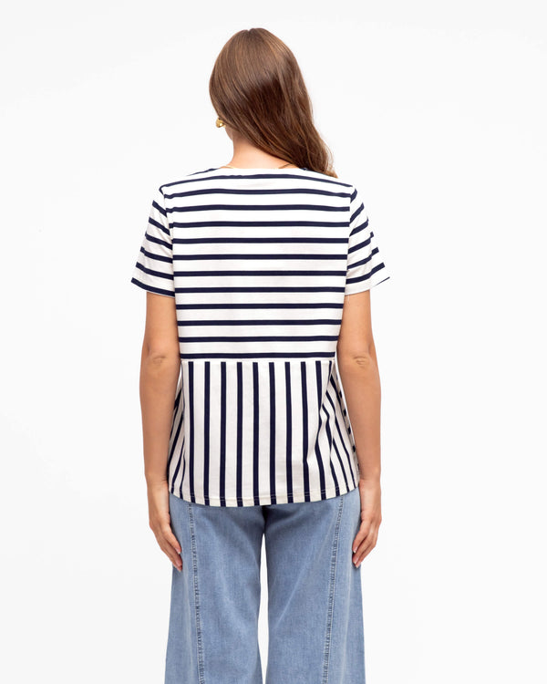 Jennifer Stripe Tee