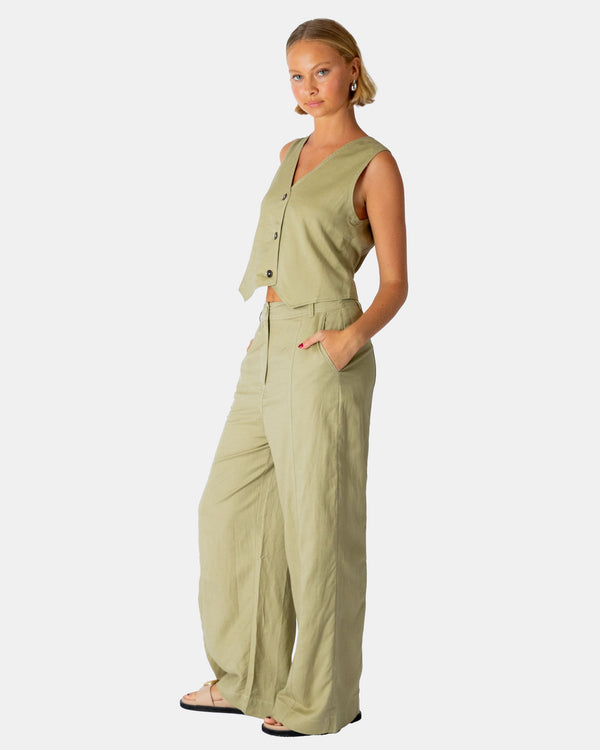 CONTRAST STITCH COORD TROUSERS Global Fashion House