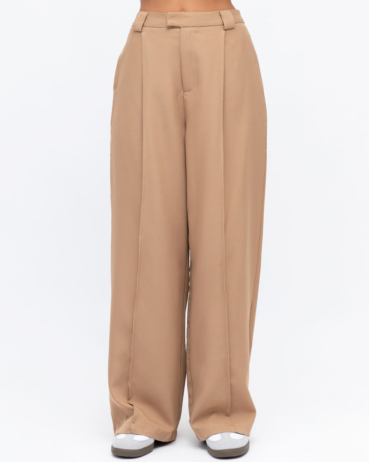 RELAXED FIT SEAMED TROUSERS