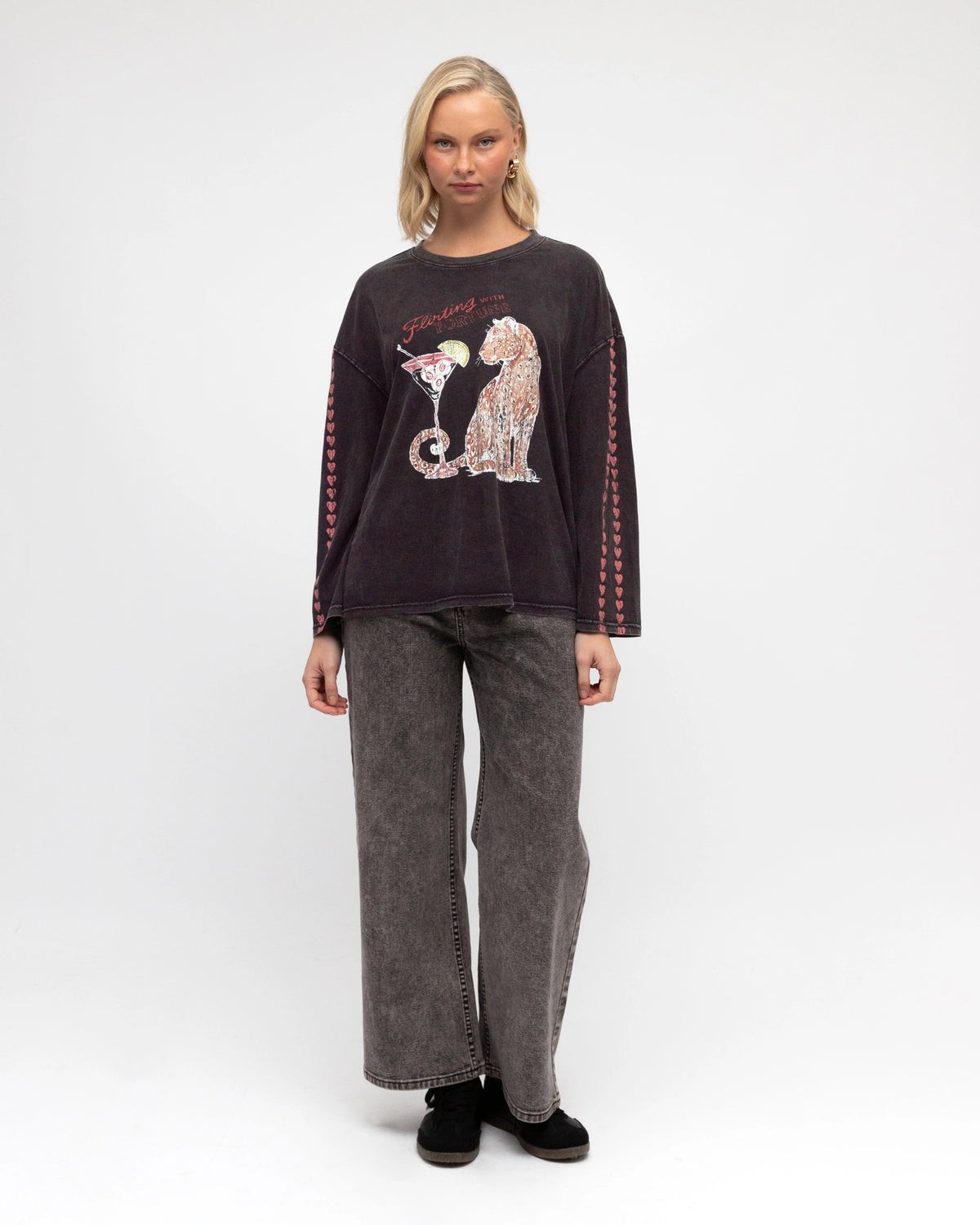 VINTAGE FLIRTING WITH FORTUNE TEE