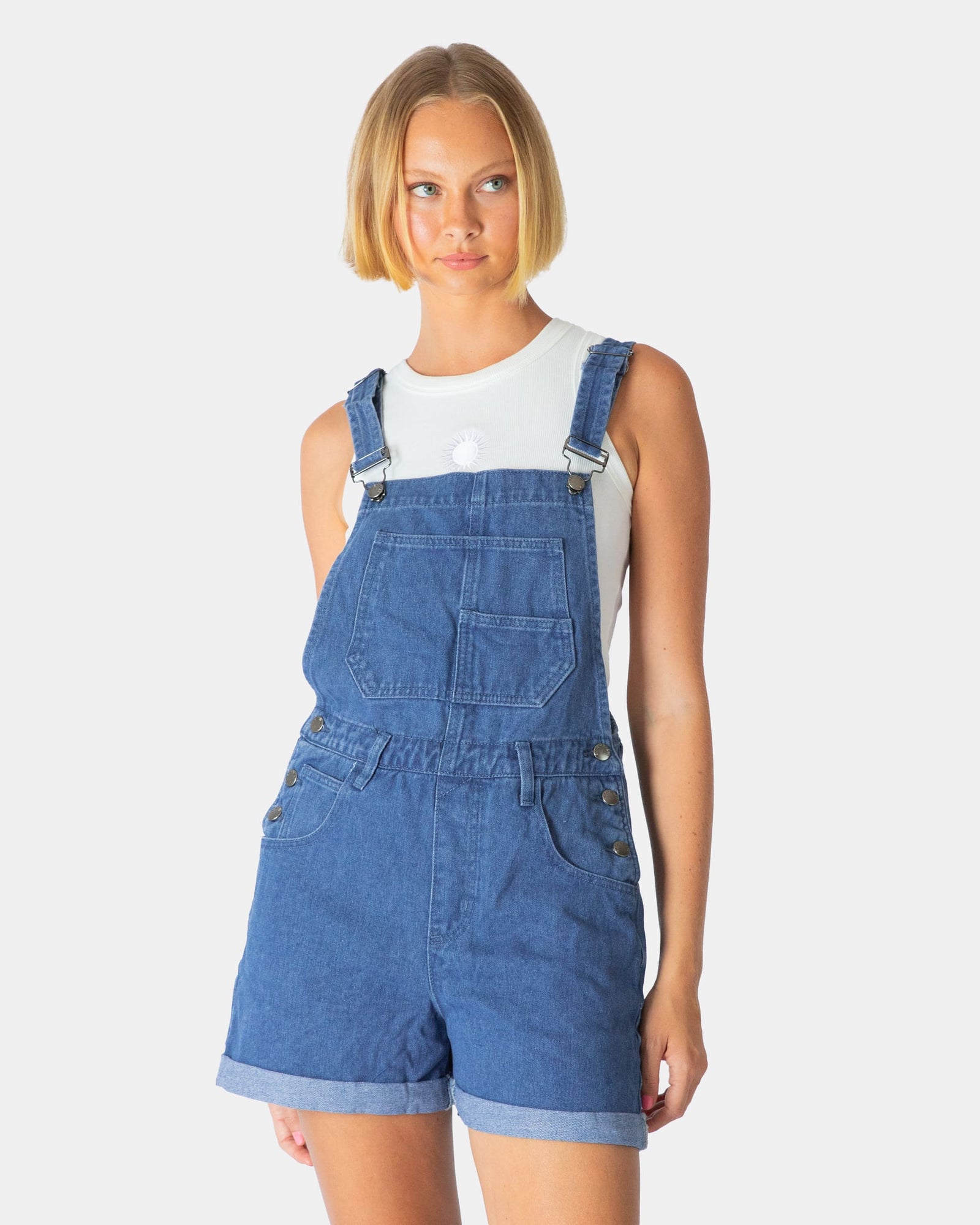 Paper heart deals denim overalls