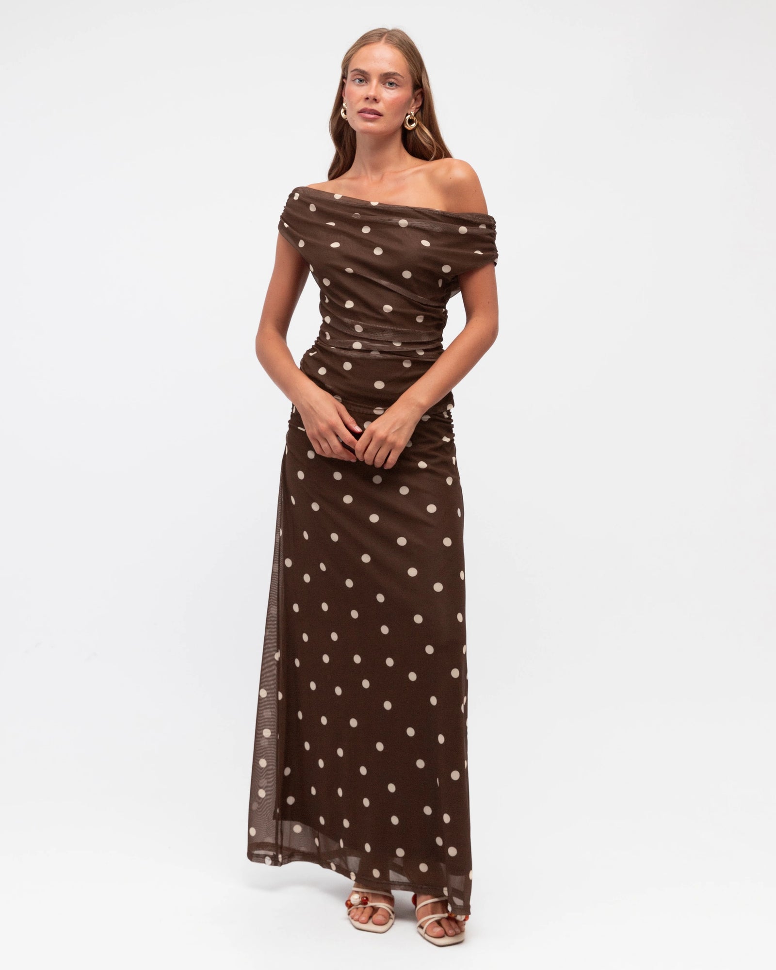 CHOCOLATE SPOT SKIRT