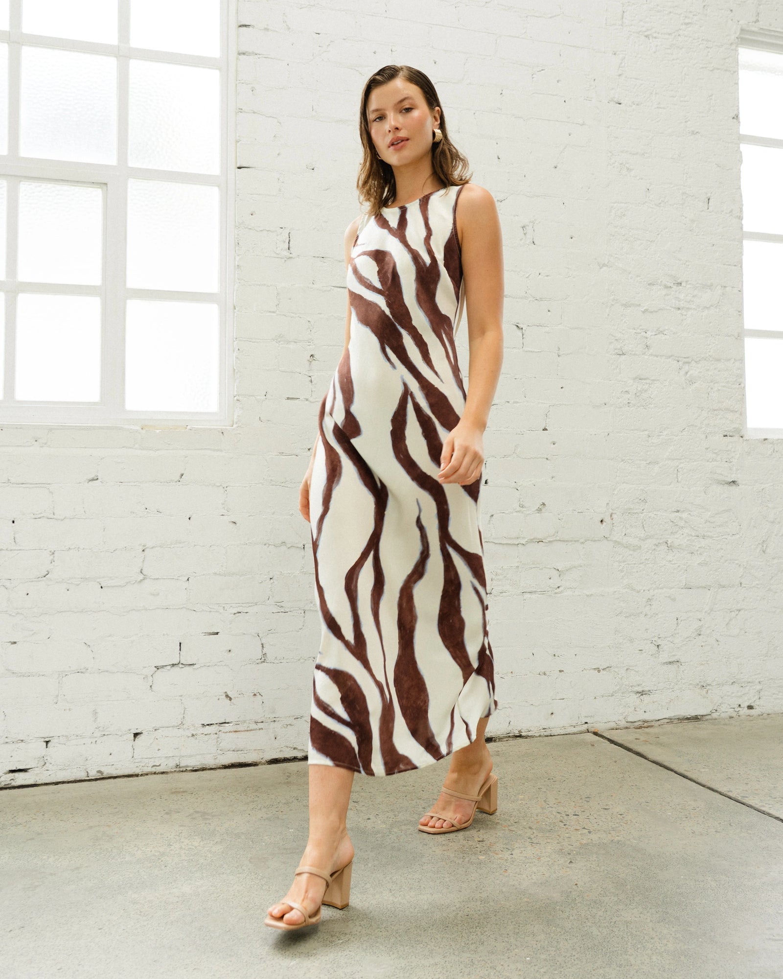 ZEBRA MAXI DRESS
