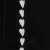 BLACK STRIPE HEART
