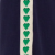 NAVY GREEN HEART
